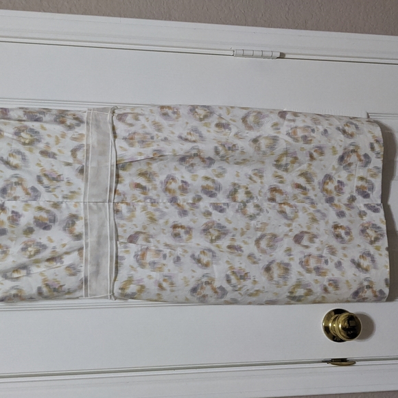 Ann Taylor Linen Blend White Print Dress Size 4 NWT - Picture 7 of 9